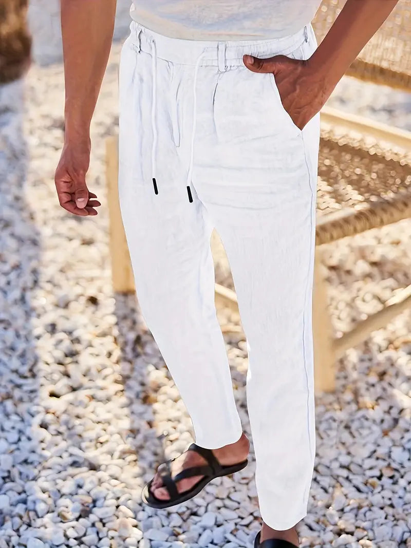 Elegante linnen broek