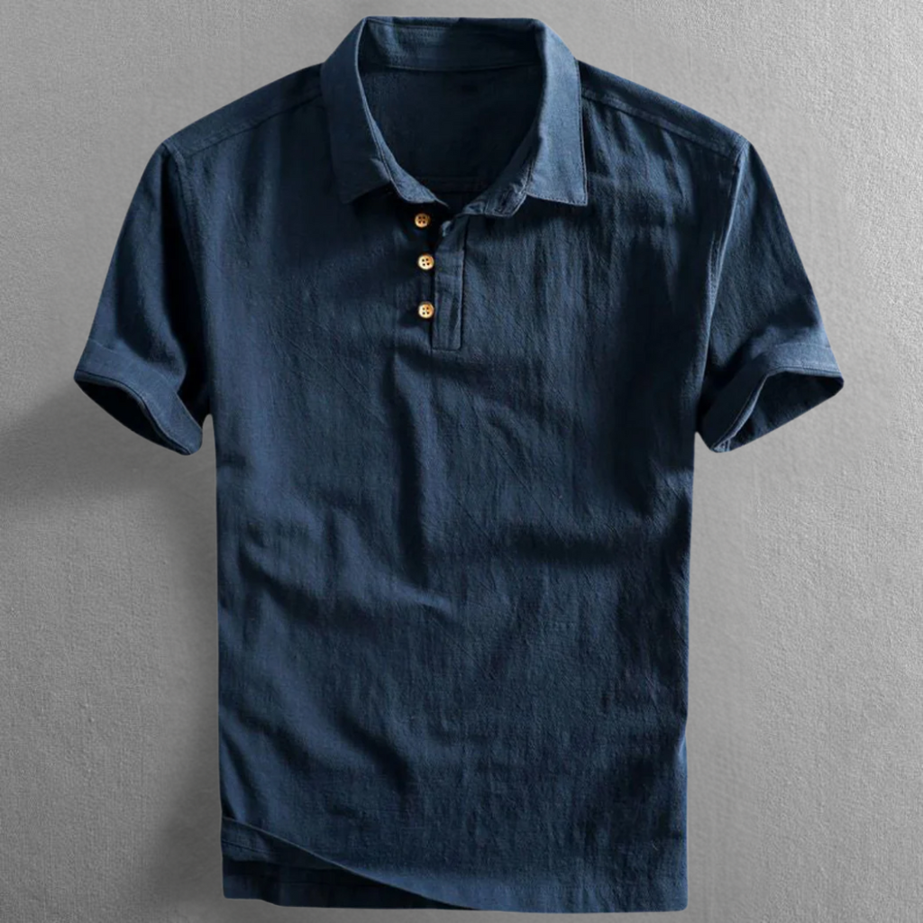 San Julian linnen poloshirt