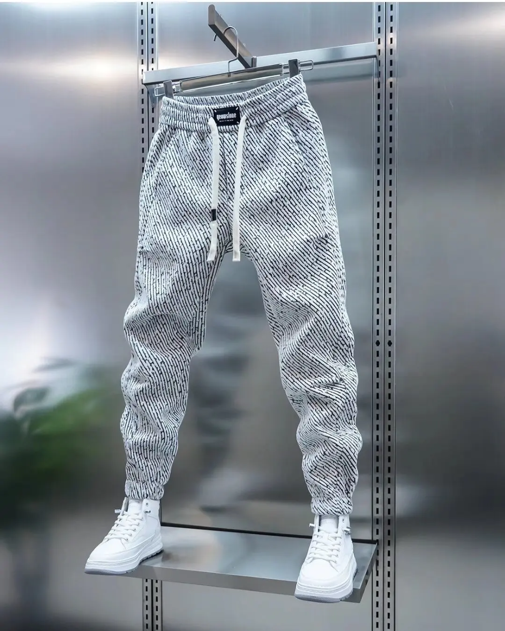 Casual broek met patroon