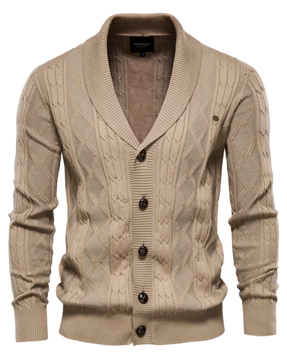 Luxe herenvest met knopen