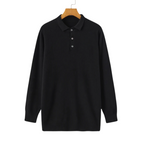 Poloshirt van 100% kasjmier