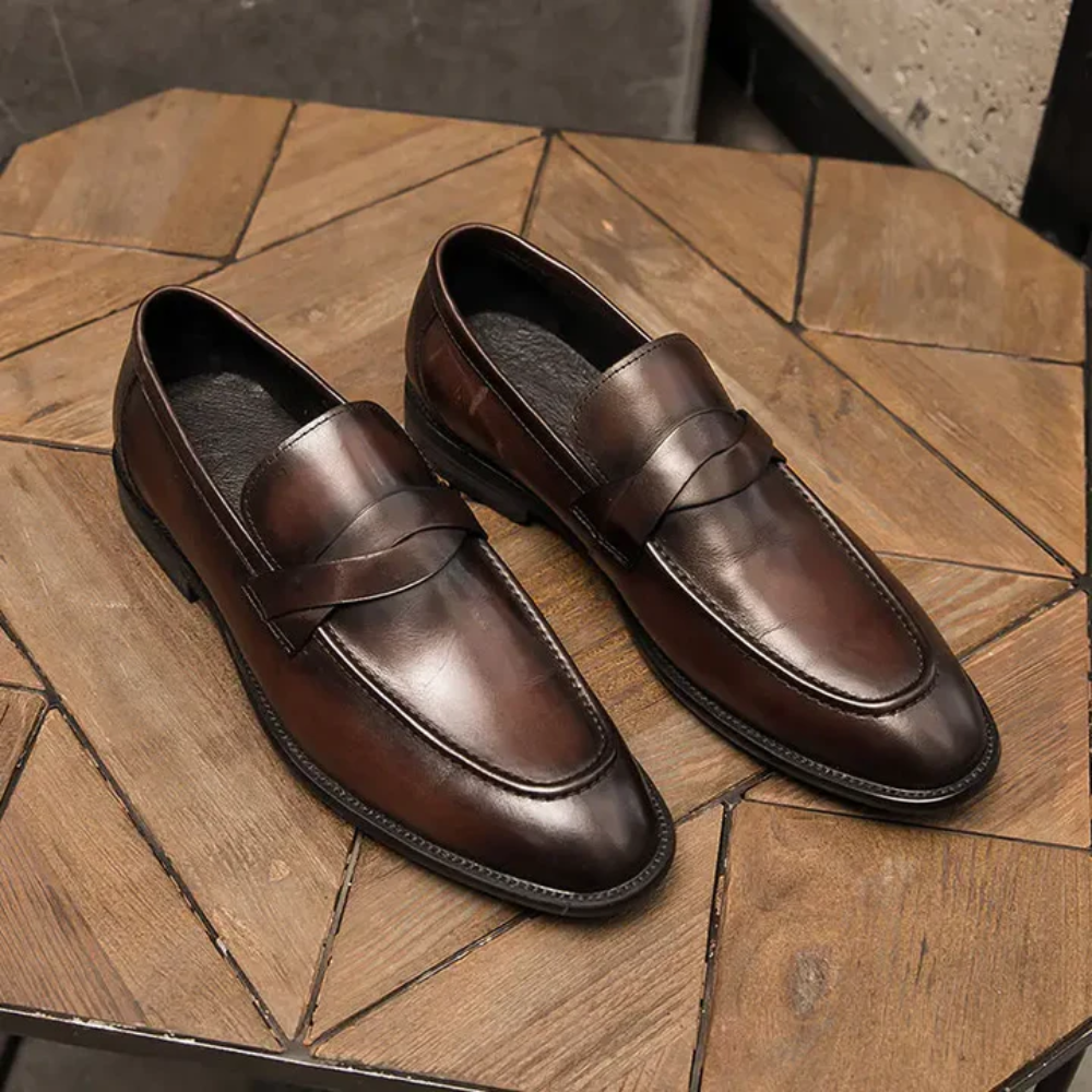 Chique leer Loafers