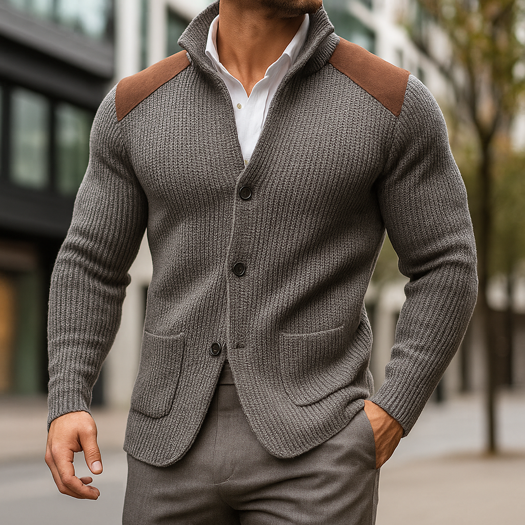 Elegante gebreide blazer