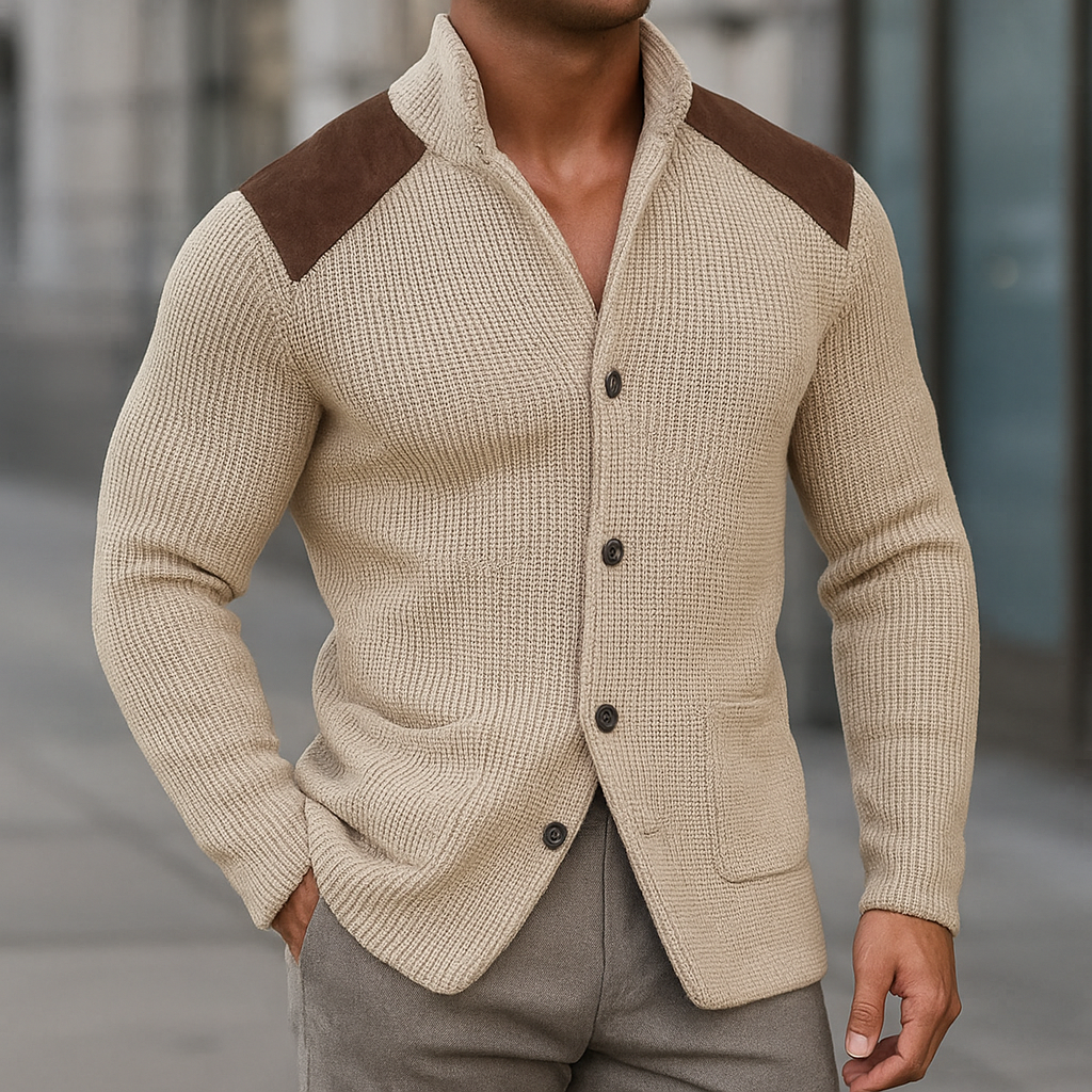 Elegante gebreide blazer