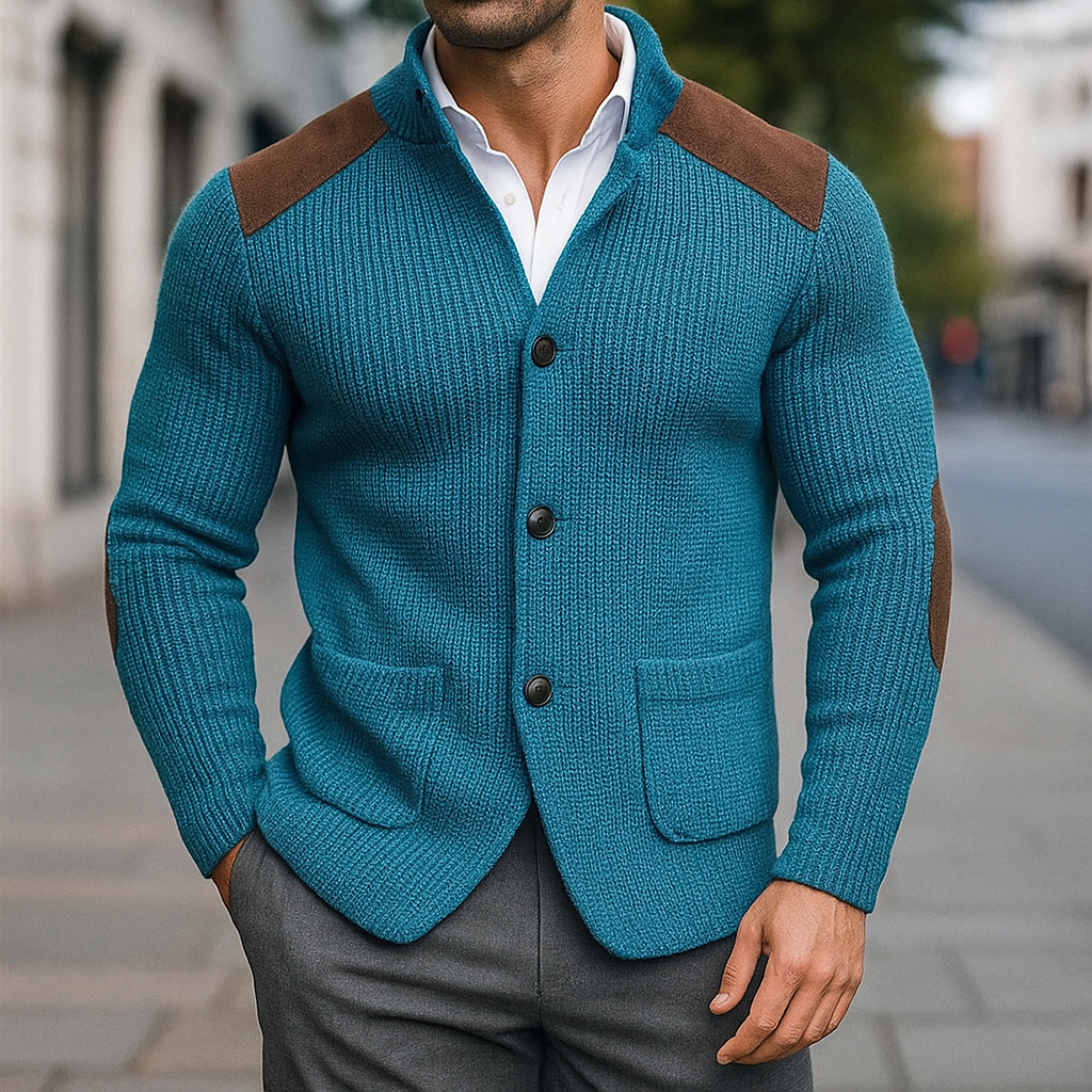 Elegante gebreide blazer