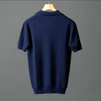 Elegant poloshirt van katoengebreid