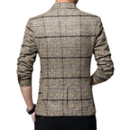 Elegante geruite blazer