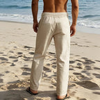 Elegante strandbroek van linnen