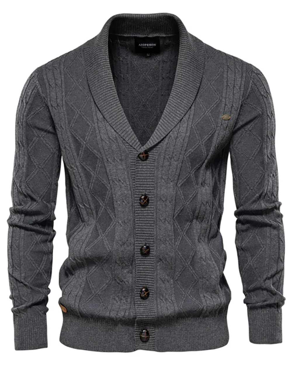 Luxe herenvest met knopen