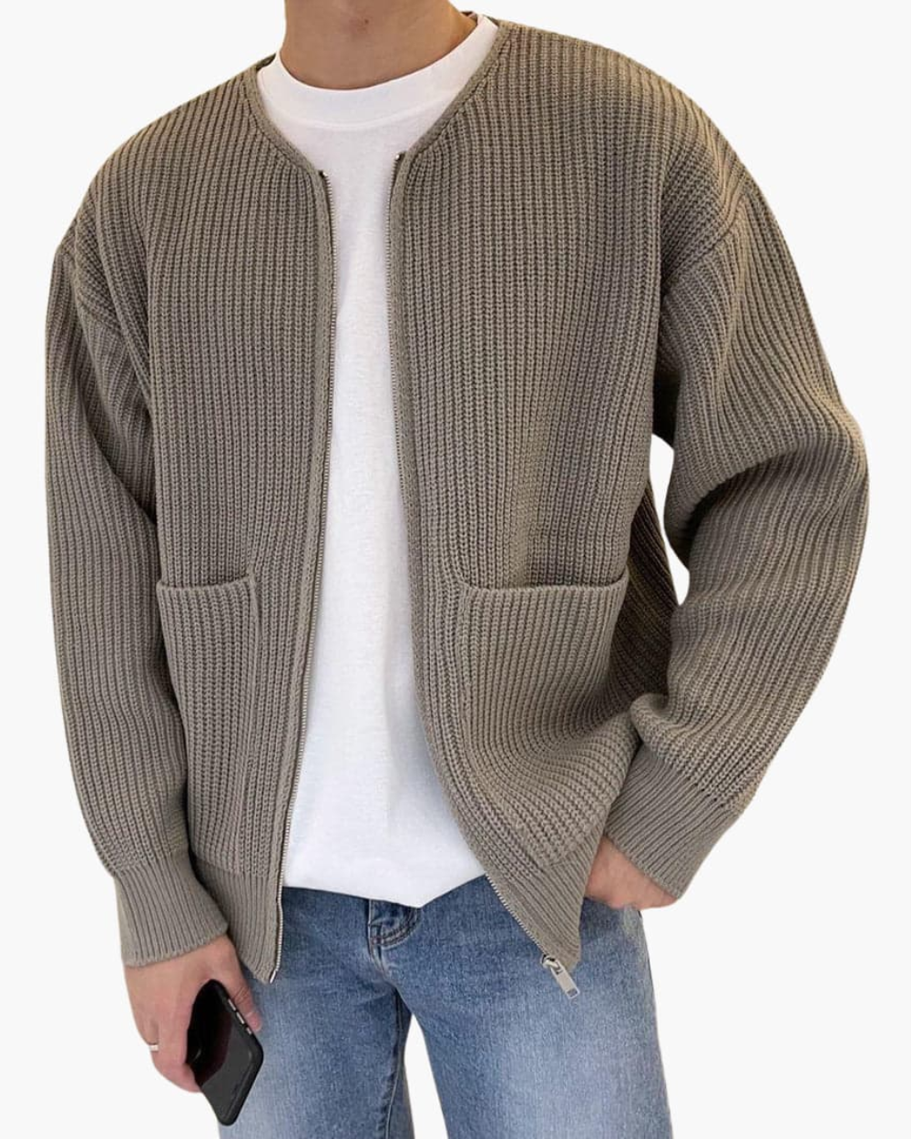 Casual herenvest
