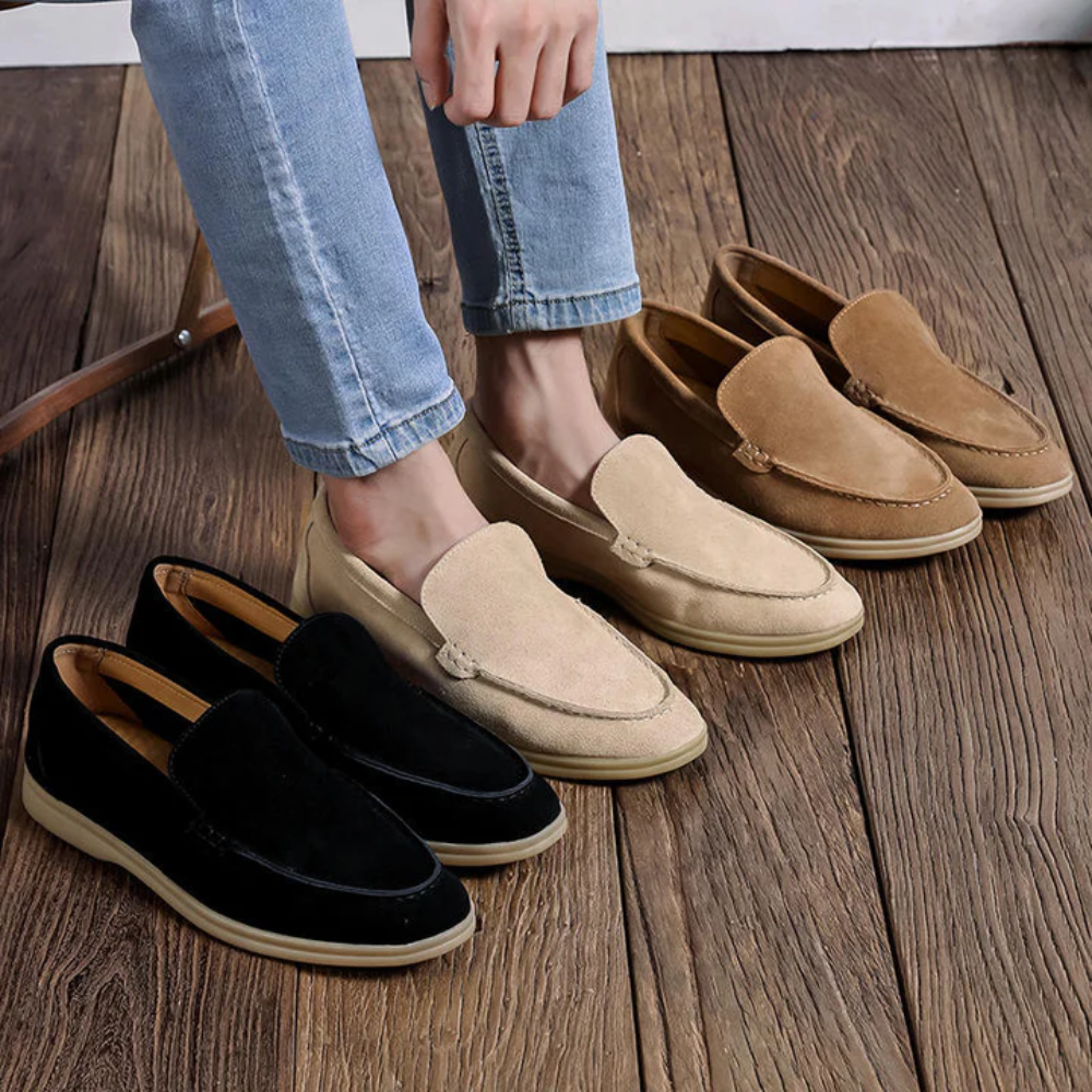 Hoogwaardig suède Loafers