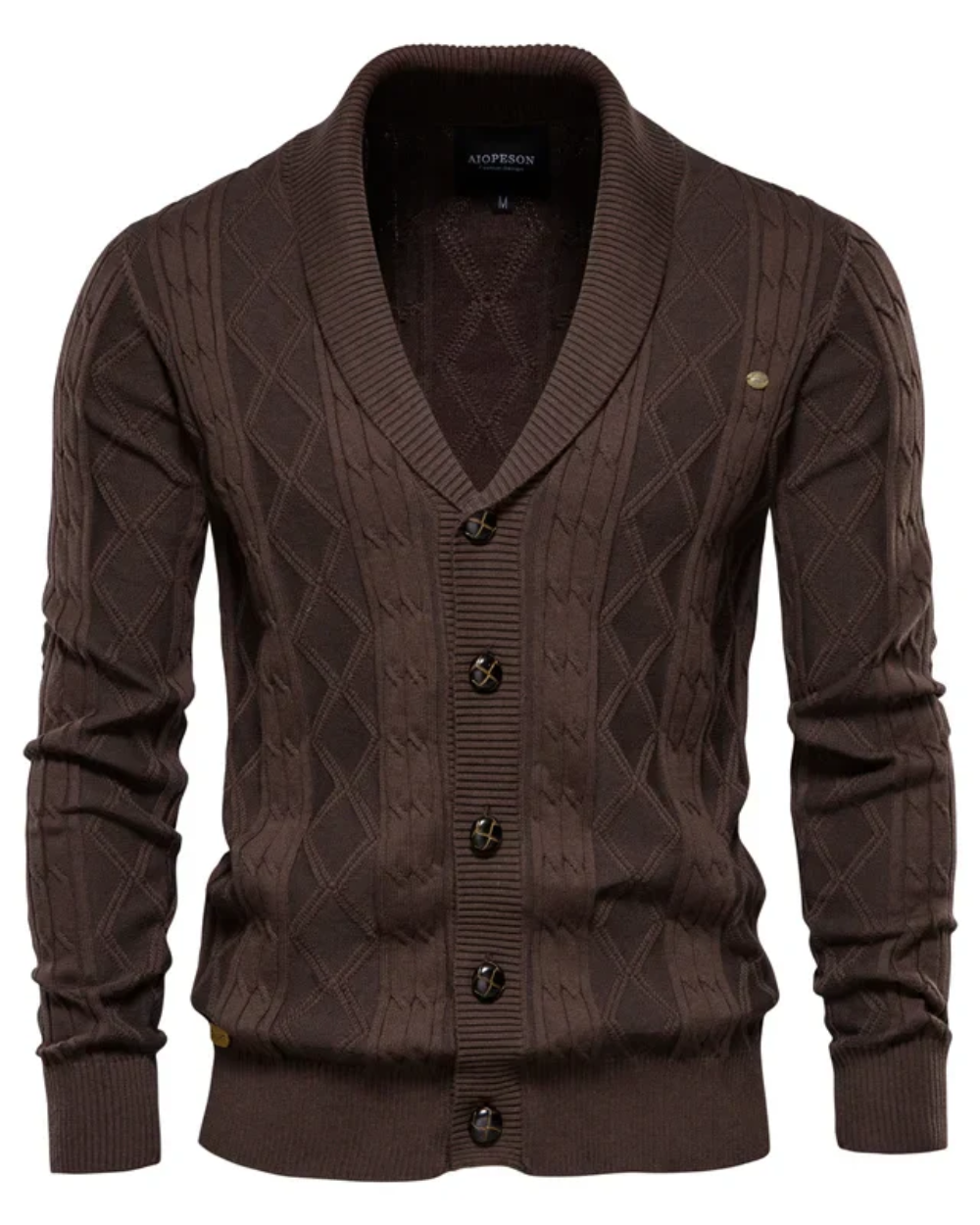 Luxe herenvest met knopen