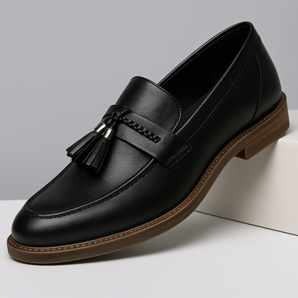 Leren kwastje Loafers