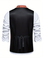 Elegant patchwork-vest