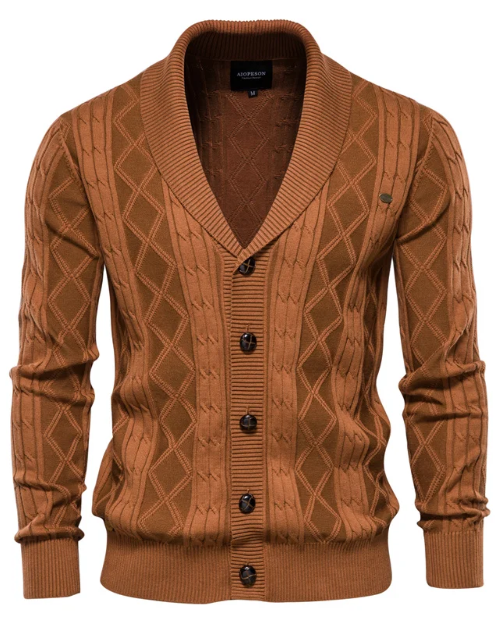 Luxe herenvest met knopen