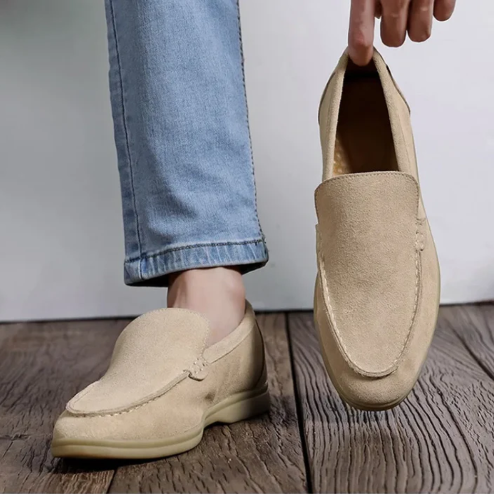 Hoogwaardig suède Loafers