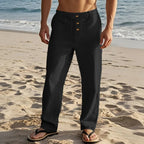 Elegante strandbroek van linnen