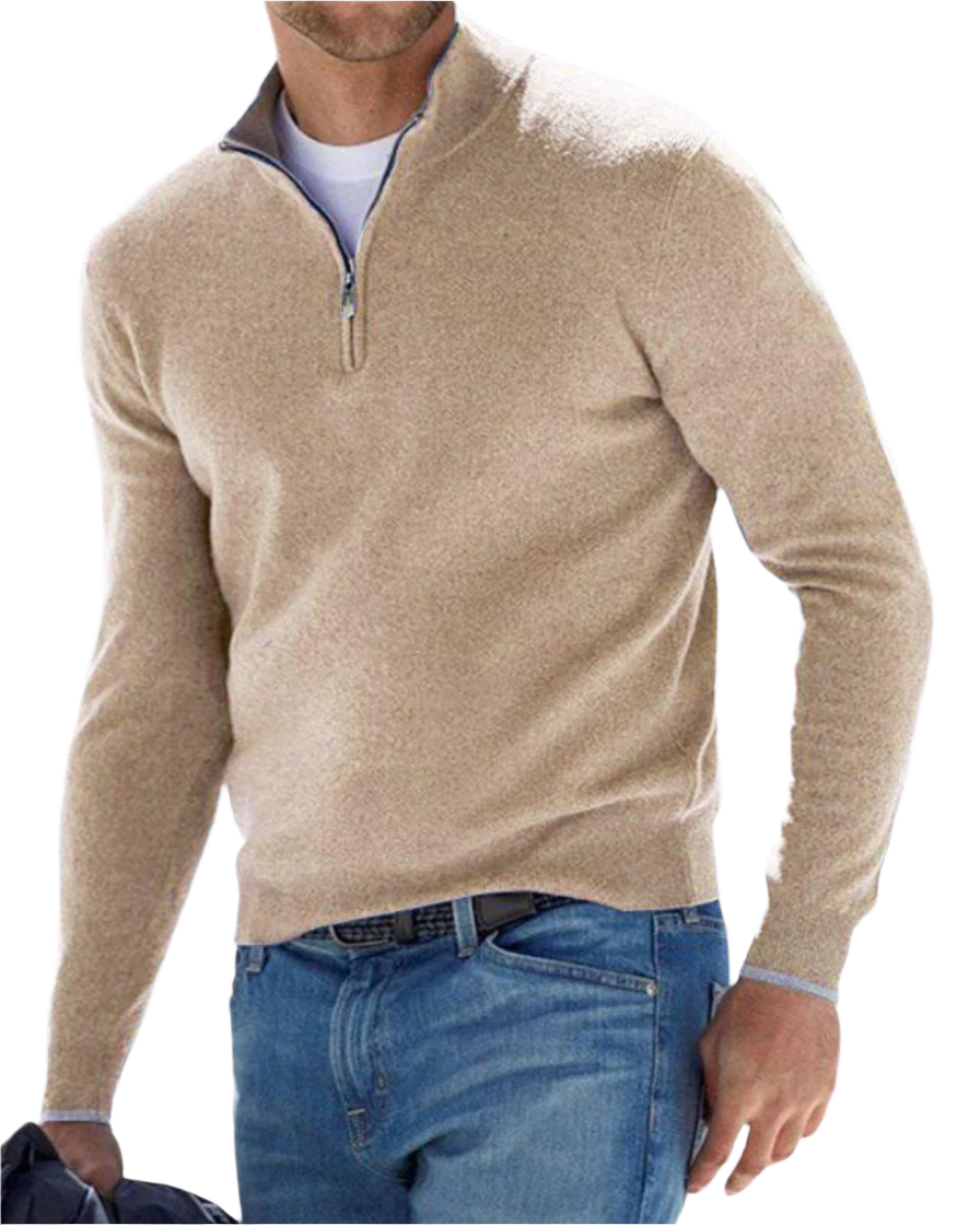 Elegante trui met ritssluiting