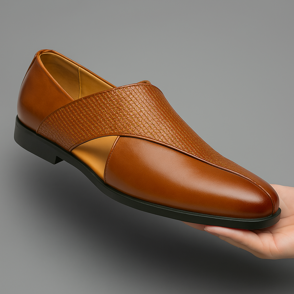 Vintage leer Loafers
