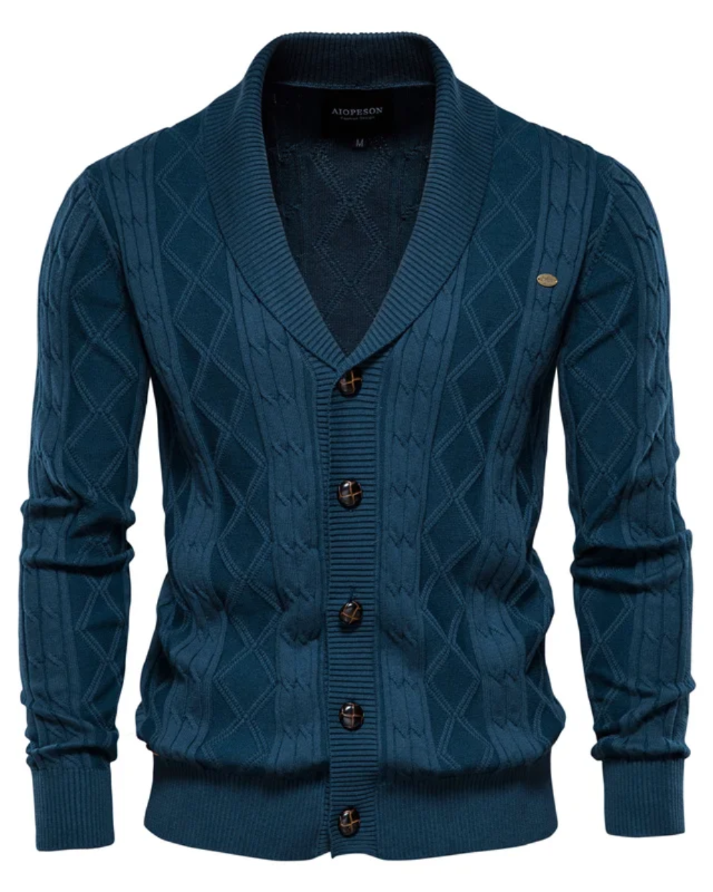 Luxe herenvest met knopen