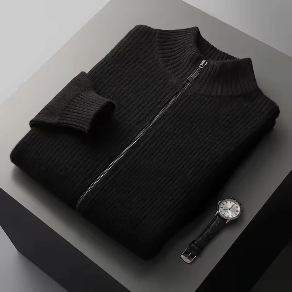 Seychellen kasjmier geribbeld vest