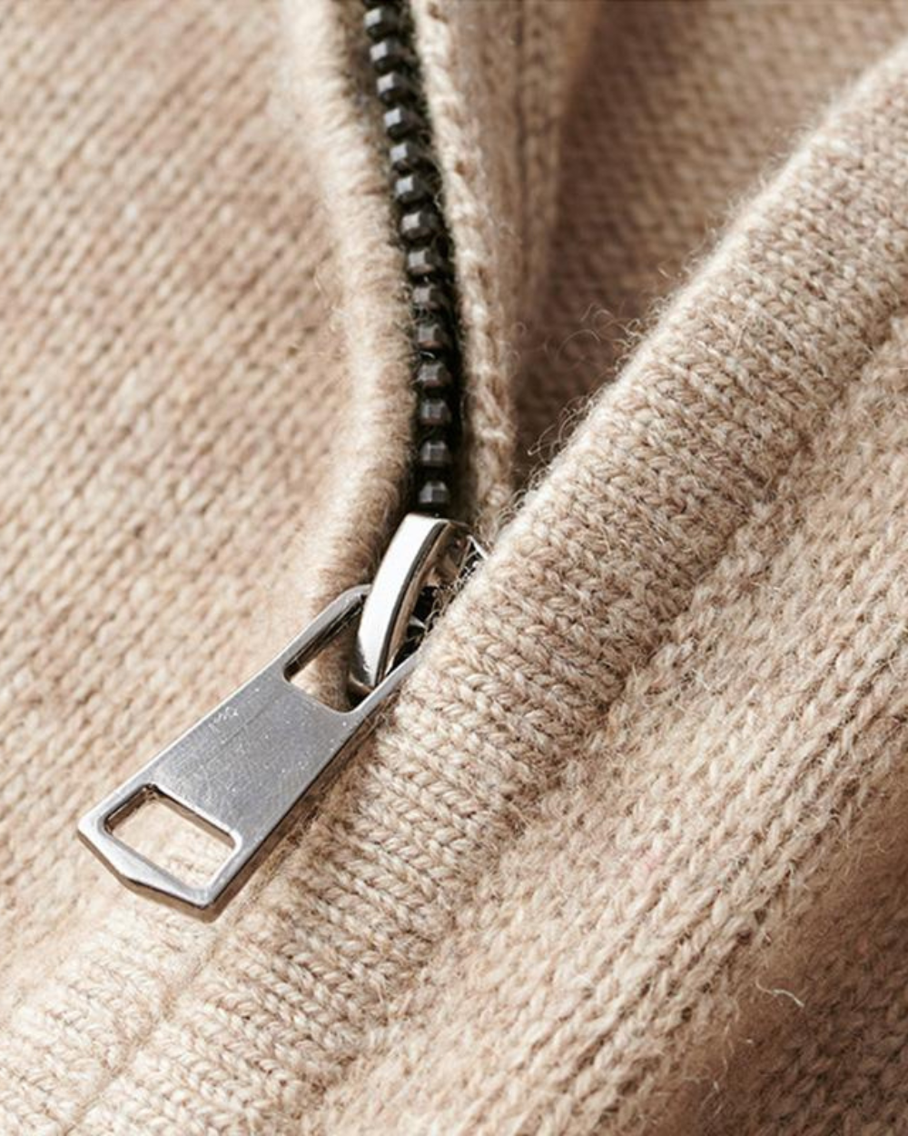 Elegante trui met ritssluiting