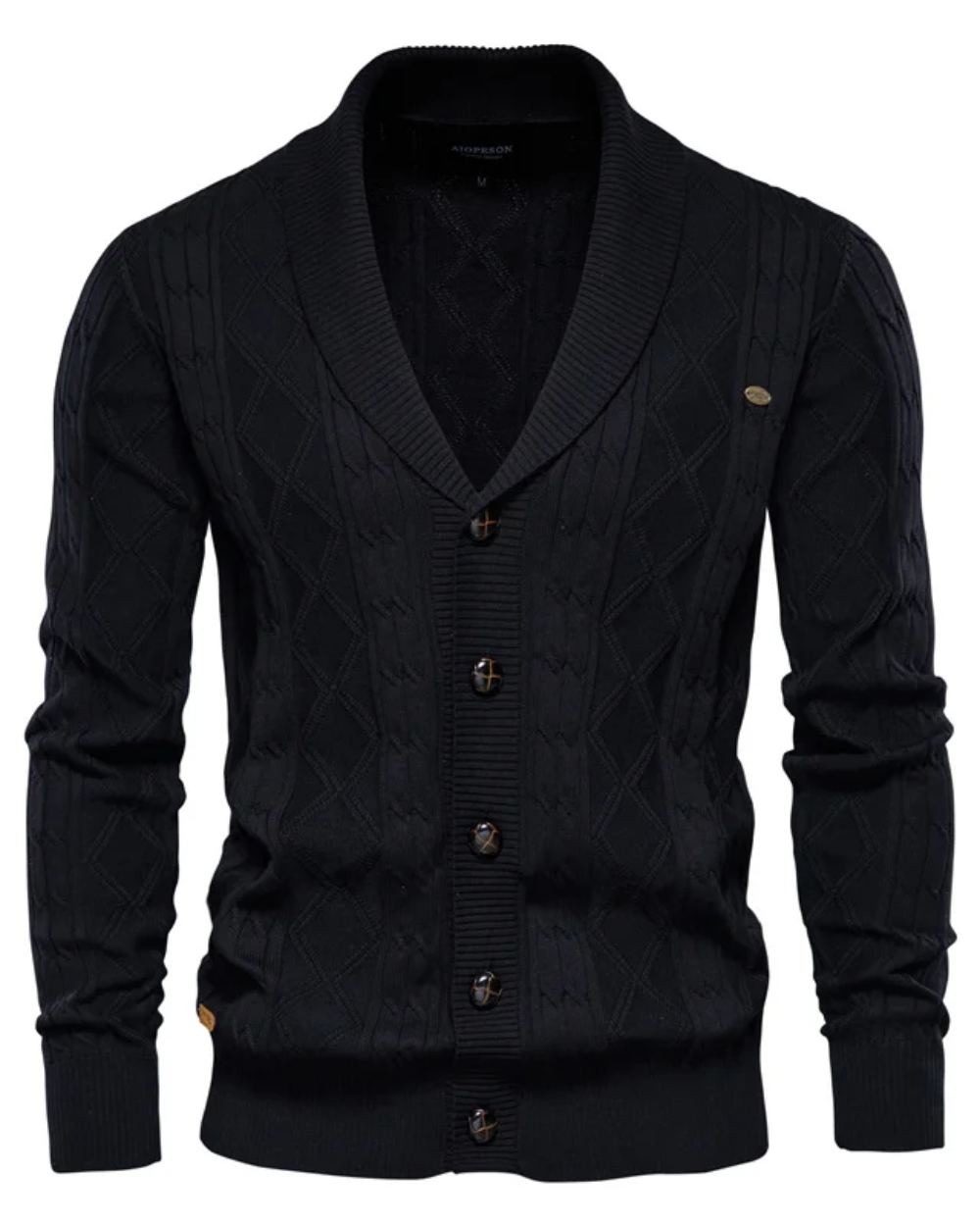 Luxe herenvest met knopen