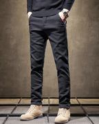 Casual broek met slanke pasvorm