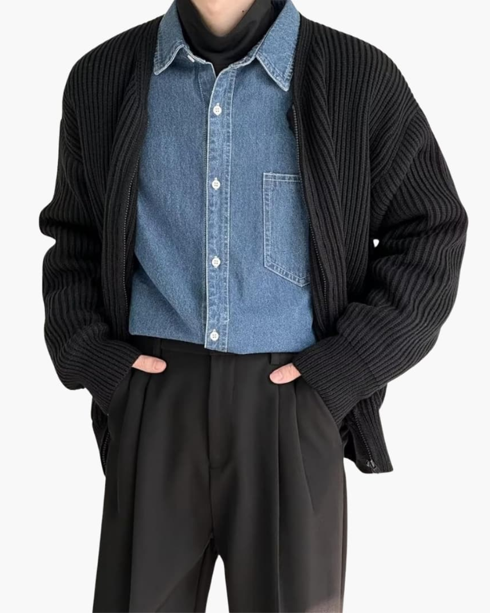 Casual herenvest