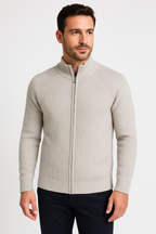 Four Seasons-vest met ritssluiting van merinowol