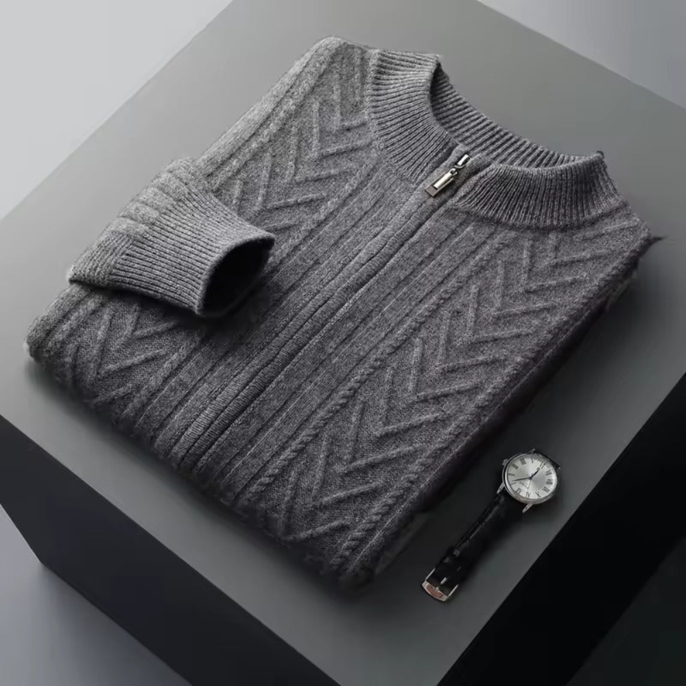 Verona-vest met kasjmierpatroon