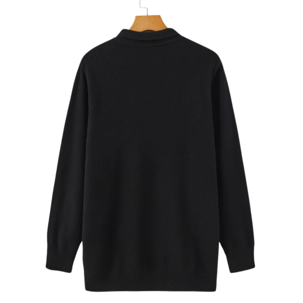 Poloshirt van 100% kasjmier