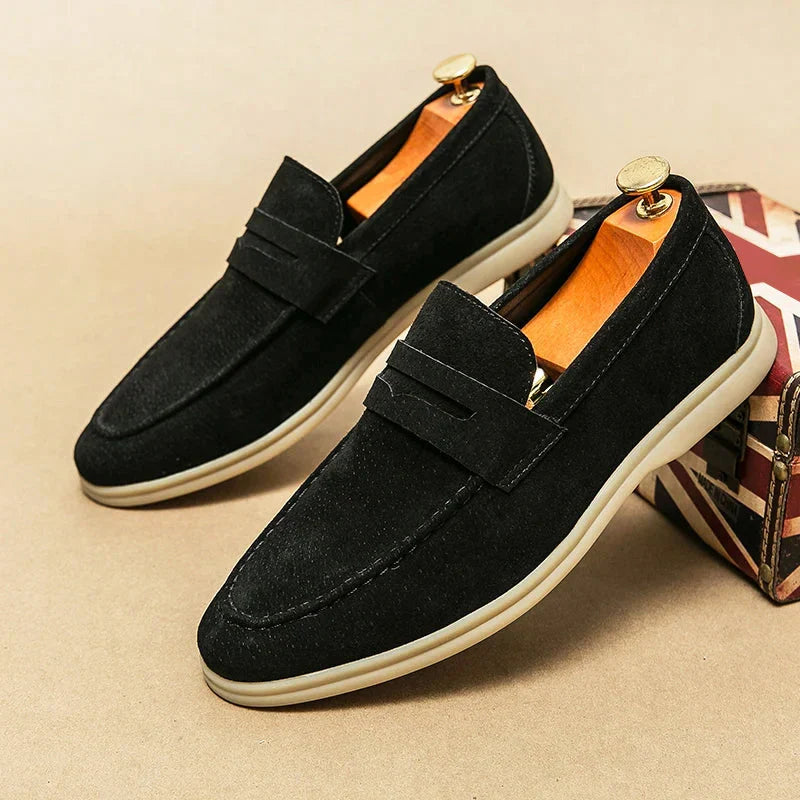 Firenze Chic Suède Loafers