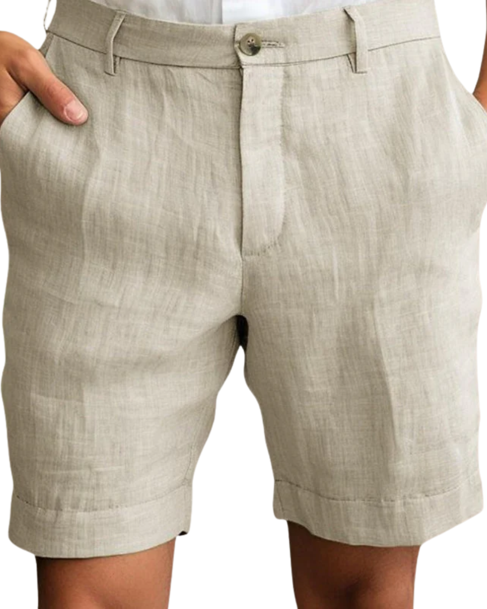 Elegante linnen zomershorts