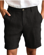 Elegante linnen korte broek