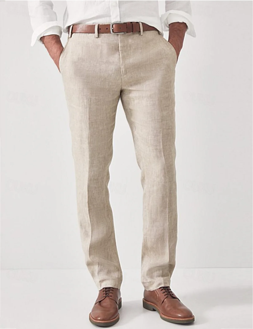 Elegante linnen pantalon