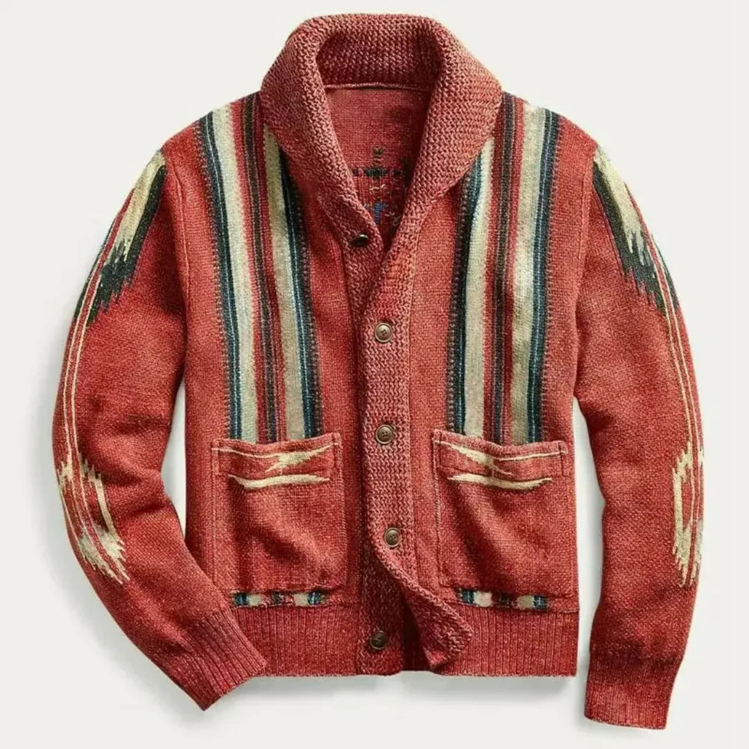 Elegant geweven wollen vest