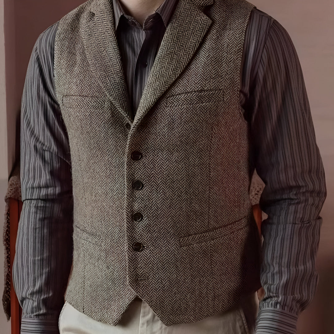 Elegant wollen vest