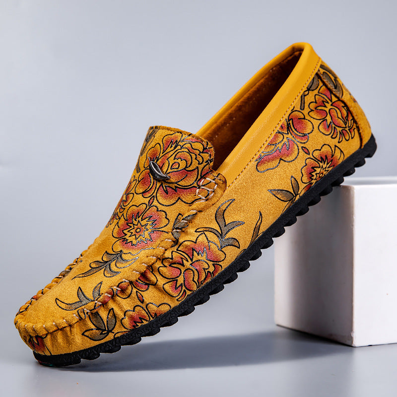 Bloemenleer Loafers