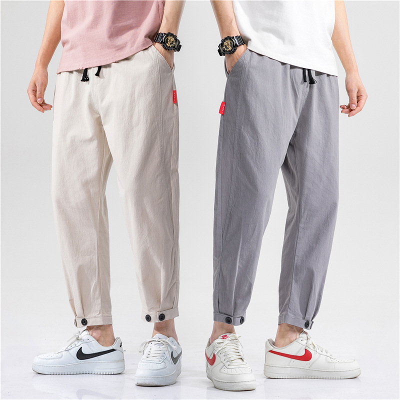 Elegante linnen broek