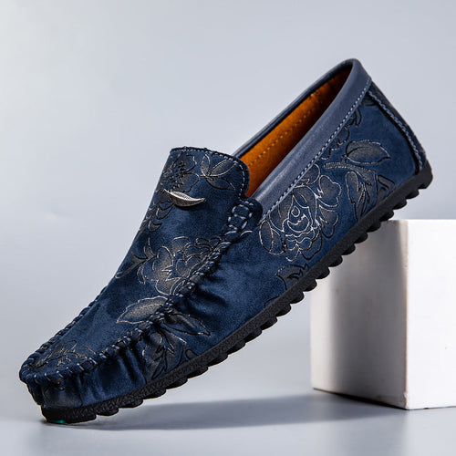 Bloemenleer Loafers