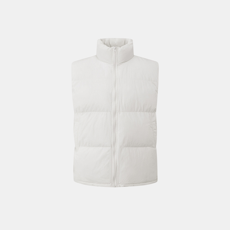 Elegant mouwloos gewatteerd vest