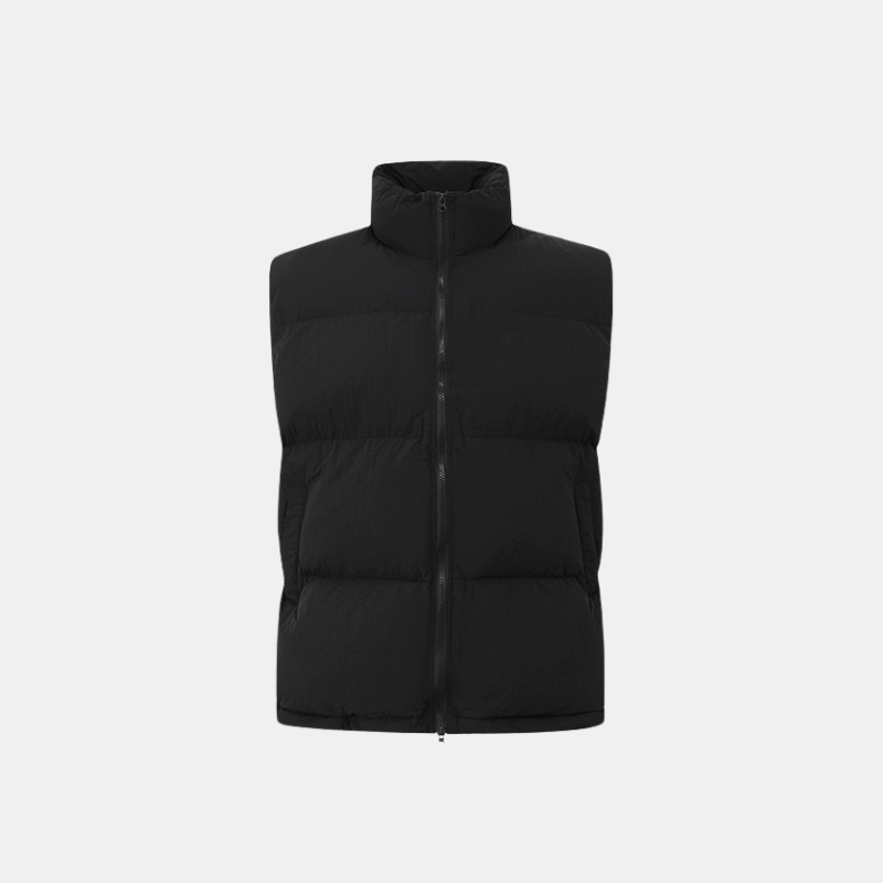 Elegant mouwloos gewatteerd vest