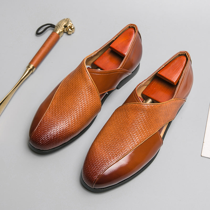 Vintage leer Loafers