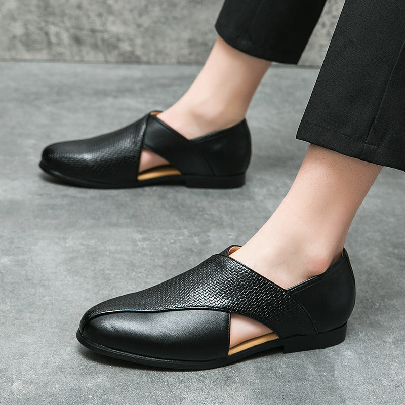 Vintage leer Loafers