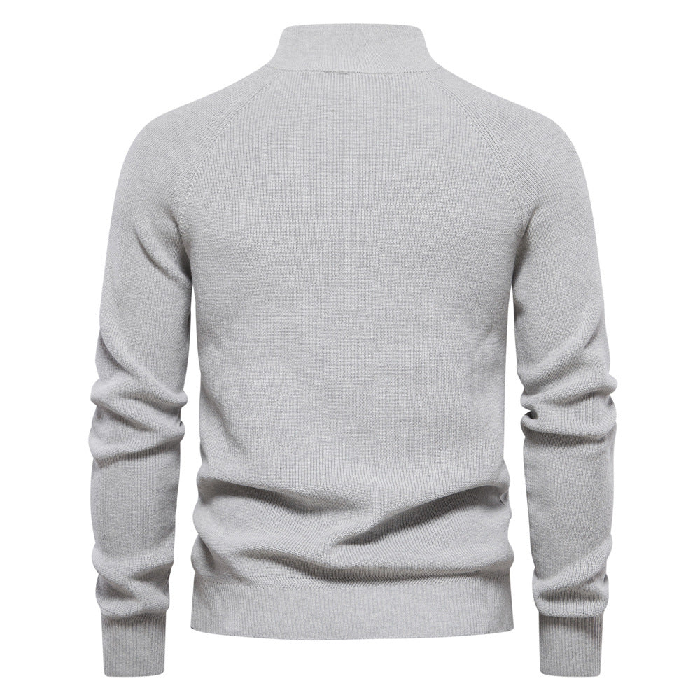 Luxe trui met ritssluiting