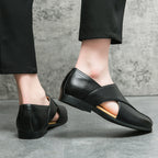Vintage leer Loafers