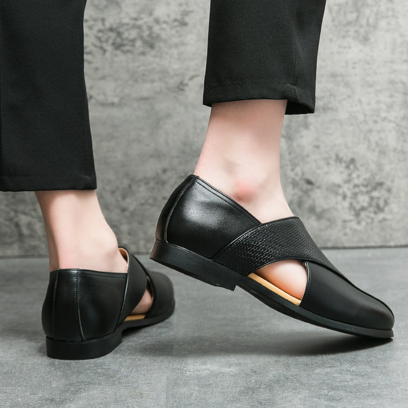 Vintage leer Loafers
