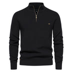 Luxe trui met ritssluiting