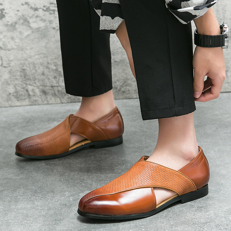 Vintage leer Loafers